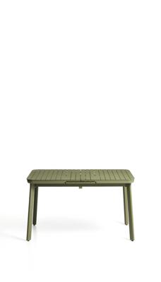 Стол La Forma (ех Julia Grup) Раздвижной уличный стол Izola из алюминия с зеленой отделкой, 185 (235) x 100 см арт. 482263