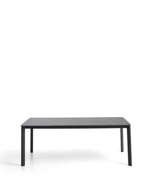 Стол La Forma (ех Julia Grup) Уличный стол Anafi из спеченного камня и графитового алюминия 180 x 90см арт. 482786