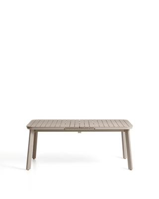 Стол La Forma (ех Julia Grup) Раздвижной уличный стол Izola из алюминия с бежевой отделкой, 185 (235) x 100 см арт. 482261