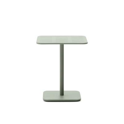 Стол La Forma (ех Julia Grup) Уличный стол Brai из оцинкованной стали бирюзового цвета 70 x 70 см арт. 262361