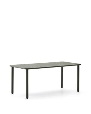 Стол La Forma (ех Julia Grup) Уличный стол Brai из оцинкованной стали зелёного цвета 180 x 90 см арт. 261851