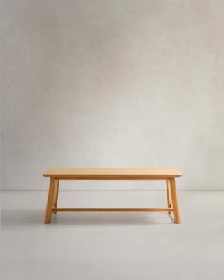 Стол La Forma (ех Julia Grup) Стол Idun из шпона и массива дуба с натуральной отделкой 200x100см арт. 254165
