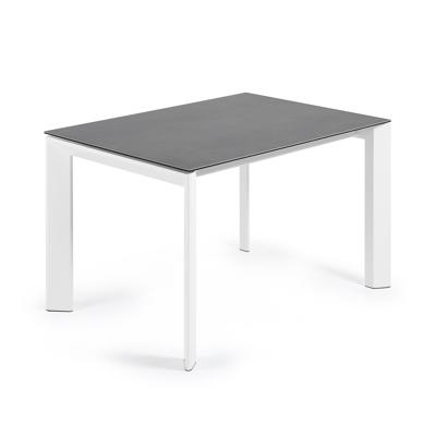 Стол La Forma (ех Julia Grup) ATTA Стол 120 (180) x80 белый, керамический Vulcano Roca арт. 052171