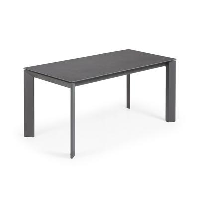 Стол La Forma (ех Julia Grup) Стол Atta 160 (220) x90 графит керамический арт. 055479