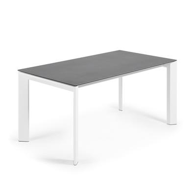 Стол La Forma (ех Julia Grup) Стол Atta 160 (220) x90 белый керамический арт. 055475