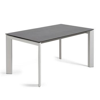Стол La Forma (ех Julia Grup) Стол Atta 160 (220) x90 серый керамический арт. 055477