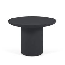 Стол La Forma (ех Julia Grup) Круглый уличный стол Taimi из бетона в черном цвете арт. 115538