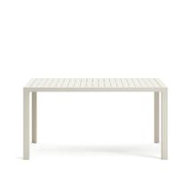 Стол La Forma (ех Julia Grup) Culip Алюминиевый уличный стол с порошковым покрытием белого цвета 150 x 77 см арт. 156953
