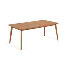 Стол La Forma (ех Julia Grup) Садовый стол Hanzel раздвижной из массива эвкалипта, 183 (240) x 100 см арт. 097647