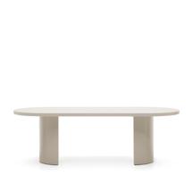 Стол La Forma (ех Julia Grup) Стол Nealy из лакированного МДФ в отделке экрю, 240 x 100 см арт. 204299
