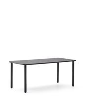 Стол La Forma (ех Julia Grup) Уличный стол Brai из тёмно-серой оцинкованной стали 180 x 90 см арт. 261849