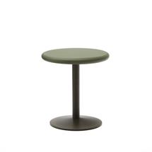 Стол La Forma (ех Julia Grup) Уличный стол Esilda зеленый из цемента и стали со столешницей Ø70 см арт. 263229