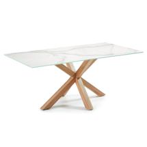 Стол La Forma (ех Julia Grup) Стол Arya 180x100 керамика Kalos Blanco арт. 062280