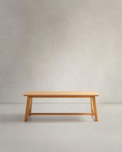 Стол La Forma (ех Julia Grup) Стол Idun из шпона и массива дуба с натуральной отделкой 200x100см арт. 254165