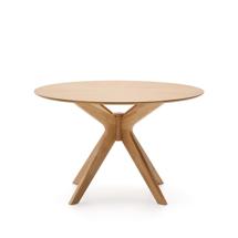 Стол La Forma (ех Julia Grup) Круглый стол Naanim из дубового шпона Ø 120 см арт. 252475