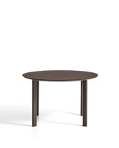 Стол La Forma (ех Julia Grup) Уличный стол Erice из алюминия и закаленного стекла коричневого цвета, 120 см арт. 482235