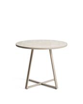 Стол La Forma (ех Julia Grup) Уличный стол Tella из бежевой стали с бежевой плиткой 90 см арт. 482355