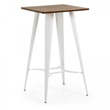Стол La Forma (ех Julia Grup) Стол Malibu высокий белые ножки арт. 047520