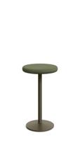Стол La Forma (ех Julia Grup) Уличный стол Esilda зеленый из цемента и стали со столешницей Ø70 см арт. 263229