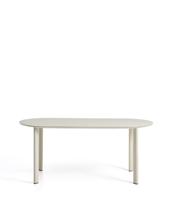 Стол La Forma (ех Julia Grup) Уличный стол Erice из алюминия и закаленного стекла цвета экрю, 180 x 90 см арт. 482930