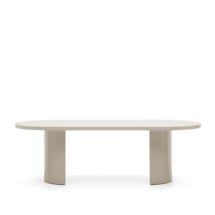 Стол La Forma (ех Julia Grup) Стол Nealy из лакированного МДФ в отделке экрю, 240 x 100 см арт. 204299