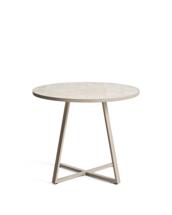 Стол La Forma (ех Julia Grup) Уличный стол Tella из бежевой стали с бежевой плиткой 90 см арт. 482355