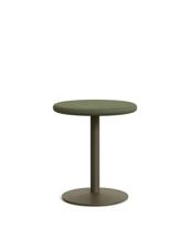 Стол La Forma (ех Julia Grup) Уличный стол Esilda зеленый из цемента и стали со столешницей Ø70 см арт. 263229