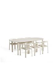 Стол La Forma (ех Julia Grup) Комплект садовой мебели Erice стол и 6 стульев из алюминия цвета экрю и веревки арт. 483285
