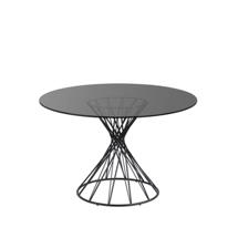Стол La Forma (ех Julia Grup) Niut стеклянный обеденный стол Ø 120 cm арт. 086695