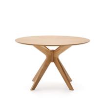 Стол La Forma (ех Julia Grup) Круглый стол Naanim из дубового шпона Ø 120 см арт. 252475