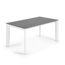 Стол La Forma (ех Julia Grup) Стол Atta 160 (220) x90 белый керамический арт. 055475