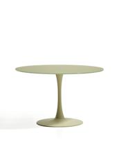 Стол La Forma (ех Julia Grup) Стол Vedira из стекла и зеленой стали, диаметр 120 см арт. 505251