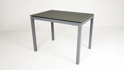 Стол М-СИТИ Стол MAGO (01.34) 100/140*70*Н75 см (М089/ M089/ С181 сер-кор.мат ст+L072алюм.) арт. 01.34.M089.M089.C181.L072