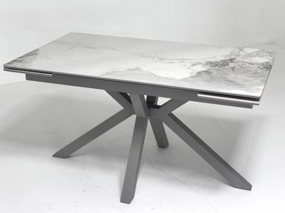 Стол М-СИТИ Стол Кентукки ЛАЙТ 140 PANDORA LIGHT, керамика / ЛАТТЕ, М-City арт. 480M06039