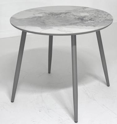 Стол М-СИТИ Стол МИЛТОН D89 PANDORA LIGHT, керамика / ЛАТТЕ каркас М-City арт. 480M06044