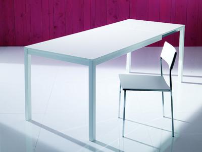 Стол М-СИТИ Стол MAGO (01.34) 100/140*70*Н75 см (М089/ M089/ С182 тем-кор.мат ст+L072алюм.) арт. 01.34.M089.M089.C182.L072