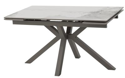 Стол М-СИТИ Стол Кентукки ЛАЙТ 140 PANDORA LIGHT, керамика / ЛАТТЕ, М-City арт. 480M06039