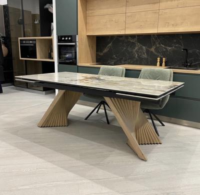 Стол М-СИТИ Стол МАНХЭТТЕН 200 DRAC COLD XLIM, керамика / Орех Карни натуральный М-City арт. 480M06203