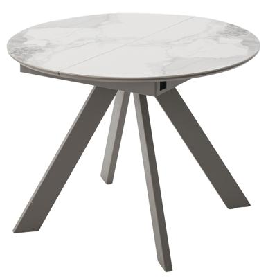 Стол М-СИТИ Стол БОНЖУР 100 PANDORA LIGHT, керамика / ЛАТТЕ каркас М-City арт. 480M06038