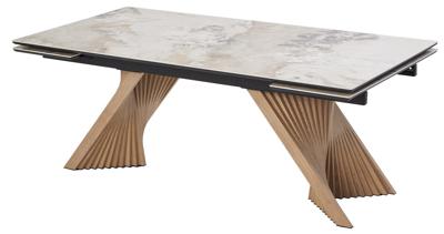 Стол М-СИТИ Стол МАНХЭТТЕН 200 PANDORA, керамика / Дуб Галифакс М-City арт. 480M06156