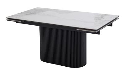 Стол М-СИТИ Стол АРИЯ 160 PANDORA LIGHT, керамика / Черный каркас М-City арт. 480M06157