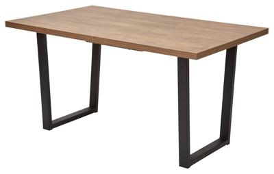 Стол М-СИТИ Стол ЛОФТ 160 Дуб Канзас/ Черный арт. 462M05255