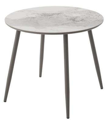 Стол М-СИТИ Стол МИЛТОН D89 цвет ПАНДОРА (PANDORA LIGHT), керамика / ЛАТТЕ каркас арт. 480M06044