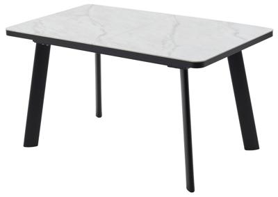 Стол М-СИТИ Стол НОРД 140  ОНИКС, керамика / Черный каркас арт. 480M06200