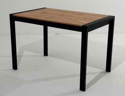 Стол М-СИТИ Стол ЭТНО 112 ДУБ ВОТАН / Черный каркас арт. 480M06208