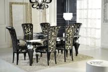 Стол М-СИТИ 3224/TR Стол, черный с серебром СКИДКА 50% арт. ZN-316803