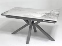 Стол М-СИТИ Стол Кентукки ЛАЙТ 140 PANDORA LIGHT, керамика / ЛАТТЕ, М-City арт. 480M06039