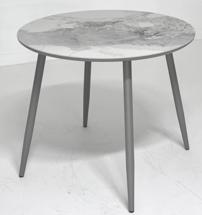 Стол М-СИТИ Стол МИЛТОН D89 PANDORA LIGHT, керамика / ЛАТТЕ каркас М-City арт. 480M06044