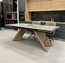 Стол М-СИТИ Стол МАНХЭТТЕН 200 DRAC COLD XLIM, керамика / Орех Карни натуральный М-City арт. 480M06203