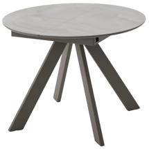 Стол М-СИТИ Стол БОНЖУР 100 ОНИКС БЕЖЕВЫЙ, стекло / ЛАТТЕ каркас М-City арт. 480M06036